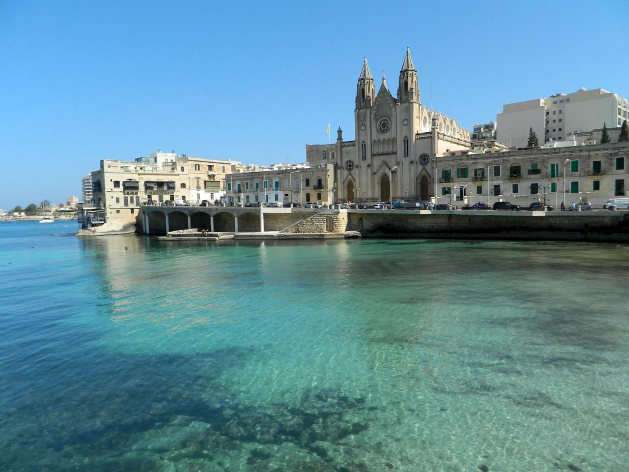 Luxury Apt With Side Seaviews And Pool, Best Location Sliema Exterior foto
